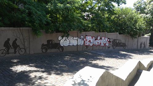 Новость - События - Вандализм на Карантинном спуске: в Одессе испортили самый большой стрит-арт города