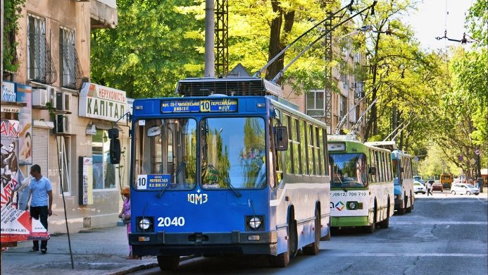 Новость - Транспорт и инфраструктура - Из-за ДТП на Фонтане не ходят два троллейбуса