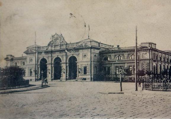 Первое здание вокзала в Одессе