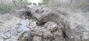 В Запорожской области дожди разрушили дамбу