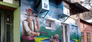 Одесситы превратили свой двор в сказку Корнея Чуковского