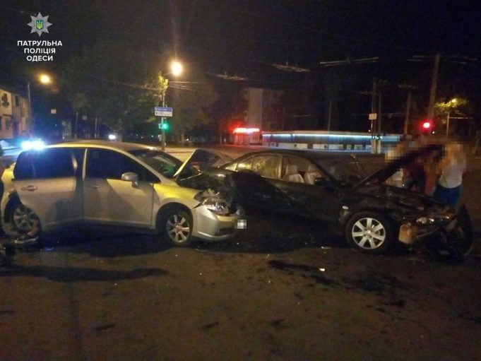 Авария в Одессе. Фото: пресс-служба полиции