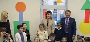 На радість дітям: Марина Порошенко відкрила у Львові інтерактивний простір