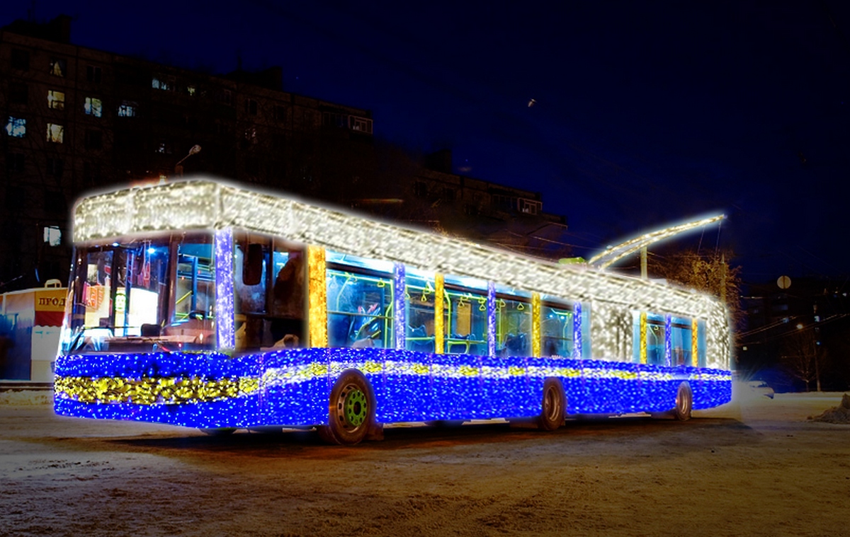 Новость - События - Не пропусти: в Одессе пройдет парад новогодних троллейбусов