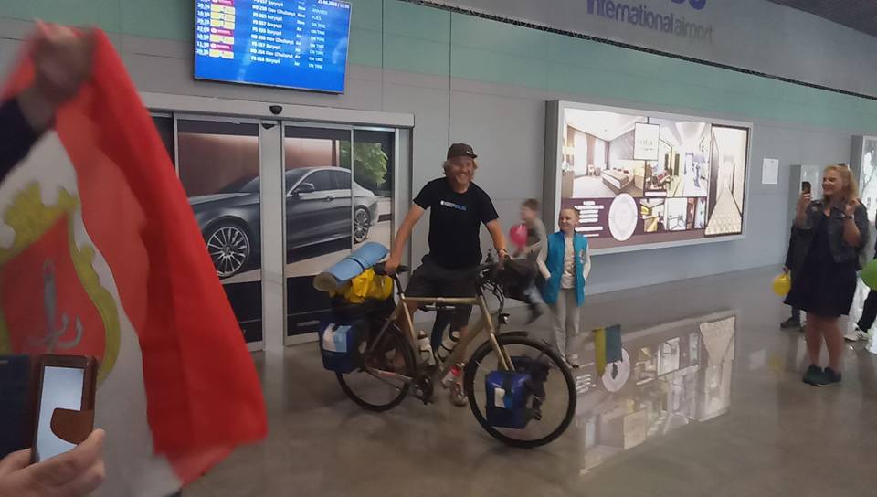 Новость - Люди города - Полгода на велосипеде: в Одессу вернулся путешественник, который проехал всю Северную Америку