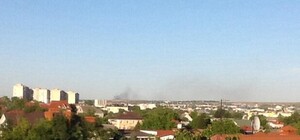 Горит больше месяца: симферопольцы показали фото пожара на полигоне ТБО в Каменке