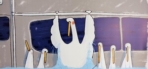 Люби весь мир и душ с утра: в киевском метро появятся милые иллюстрации правил для пассажиров