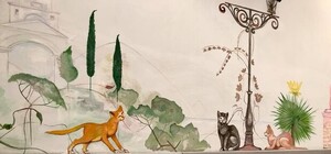 Муж Киры Муратовой расписал подъезд, в котором она жила: смотри, как это красиво