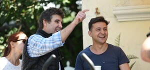 На площі Ринок знімають комедію з Володимиром Зеленським: львів’яни публікують фото