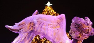 У Львові обрали переможців конкурсу скульптур із криги: фото і відео