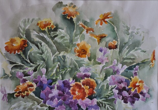 Афиша - Выставки - Выставка Людмилы Туржанской «Многоцветье»