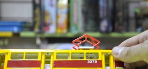 Решил развернуться: на Нигояна трамвай сошел с рельсов (ВИДЕО)