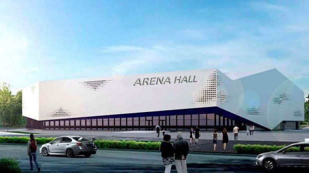 Строительство нового Дворца спорта в Одессе