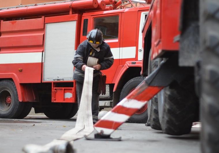 Фото: пожарная машина в Одессе