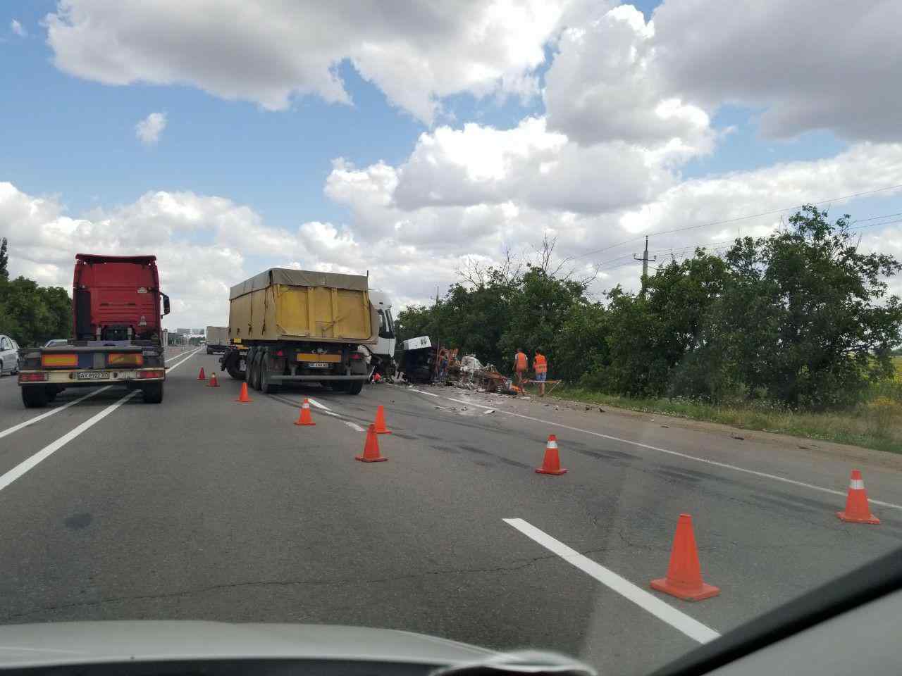 ДТП возле Авангарда Фото из соцсетей