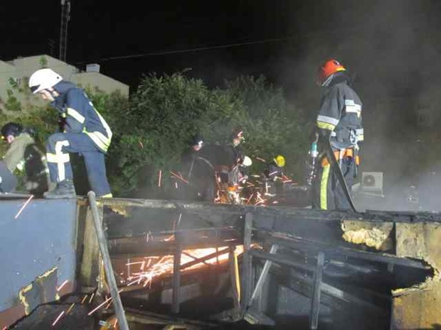 Видео начала пожара в шаурмичной на Маршала Говорова. Фото ГСЧС