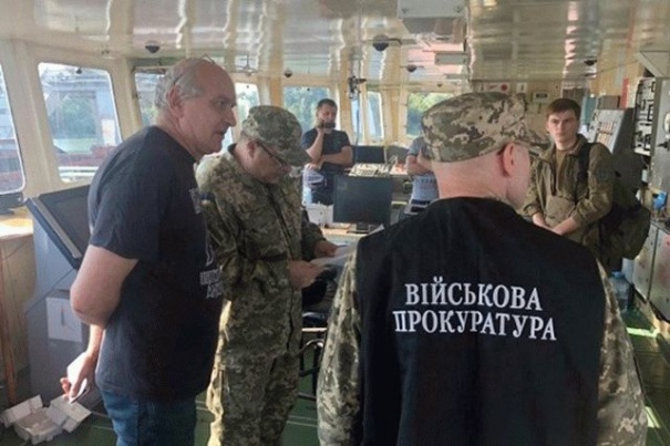 Задержание российского танкера Фото: Военная прокуратура 