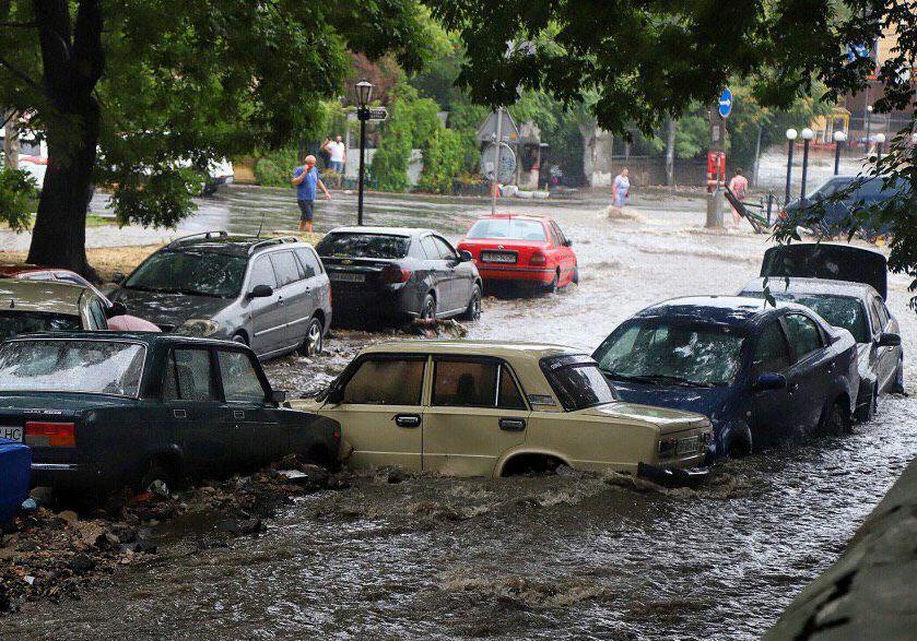 Потоп в Одессе Фото: Думская
