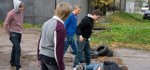 Преступление и наказание: задержали подростков, которые избили бездомных (видео)