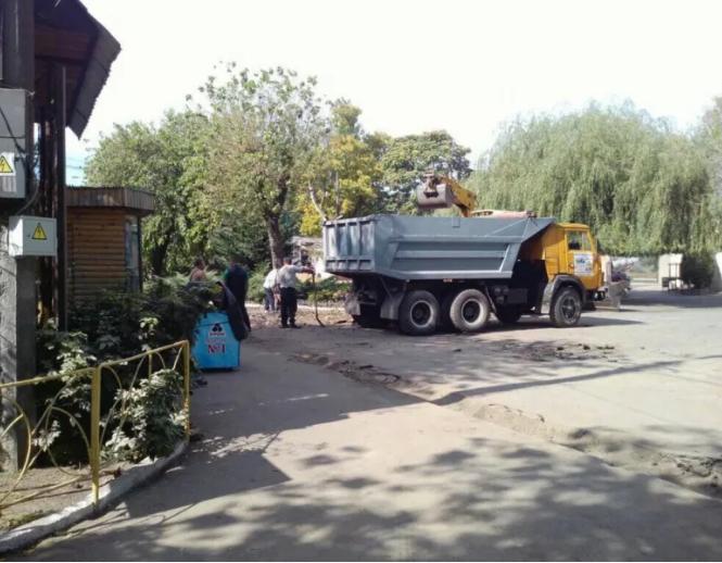 В Одесском зоопарке реконструируют территорию у входа Фото: Думская