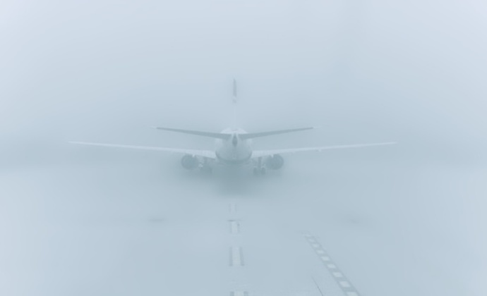 В Одесском аэропорту из-за тумана отменили несколько авиарейсов Фото: news