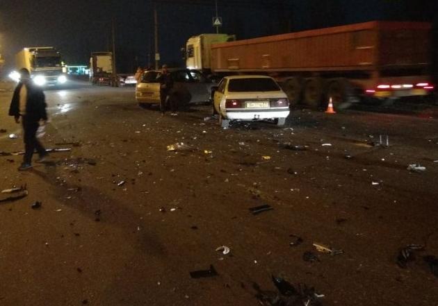 На Тираспольском шоссе произошла большая авария. Фото: 7 канал
