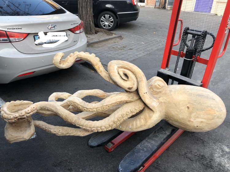 В Одессе установят огромного осьминога Фото: Овнан Манукян, Facebook