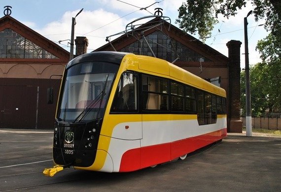 На дороги Одессы выйдут два новых трамвая. Фото: facebook.com/kp.oget

