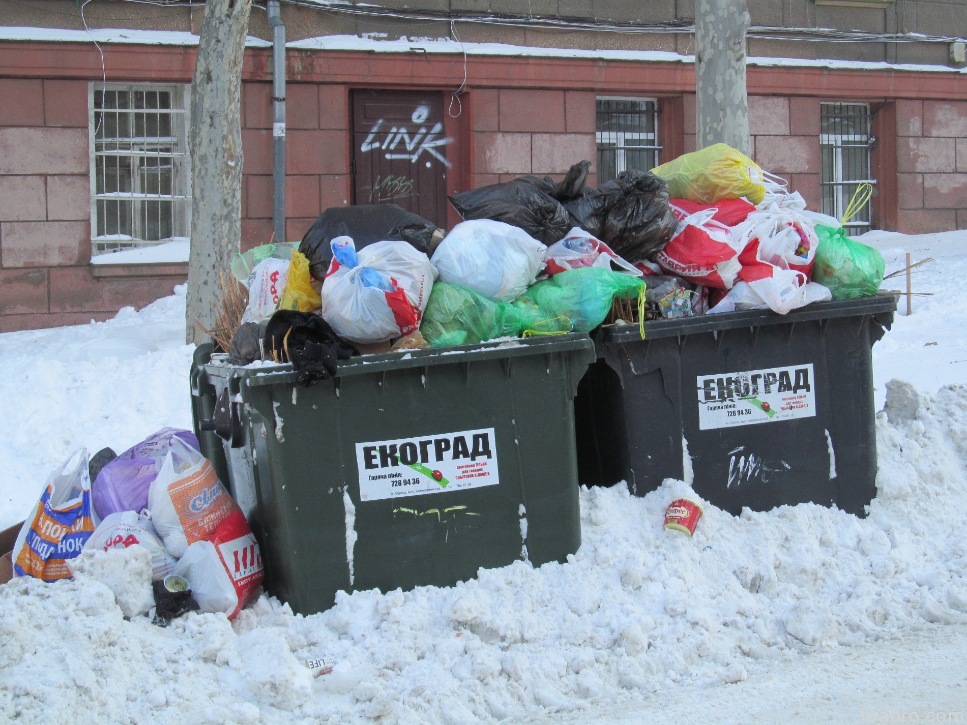В Приморском районе Одессы подорожает тариф на вывоз мусора на 45% Фото: Храбро