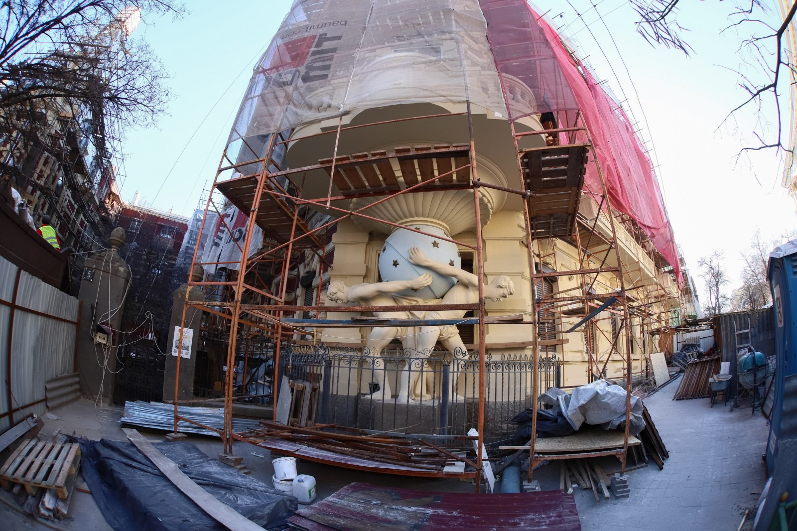 В Одессе на улице Гоголя ремонтируют три дома Фото: пресс-служба горсовета 