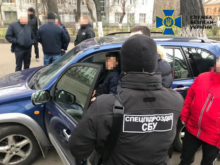 В Одессе инспектора Гоструда поймали на взятке. Фото СБУ