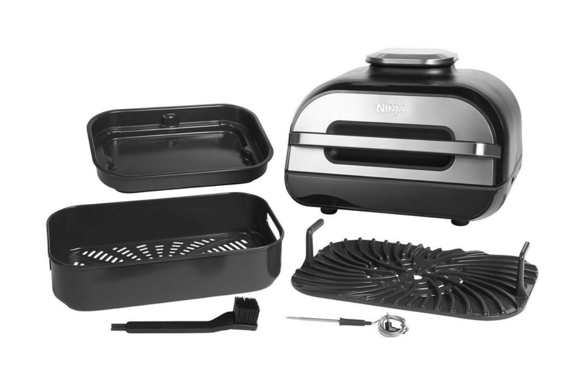 Процесс приготовления на электрогриле-барбекю прост