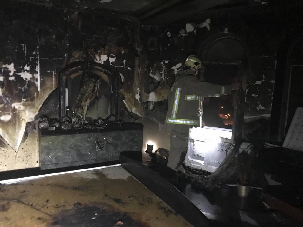 Пожар на Таирова Фото: ГСЧС