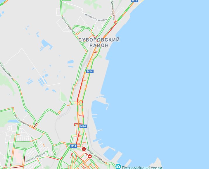 Скрин карты Google