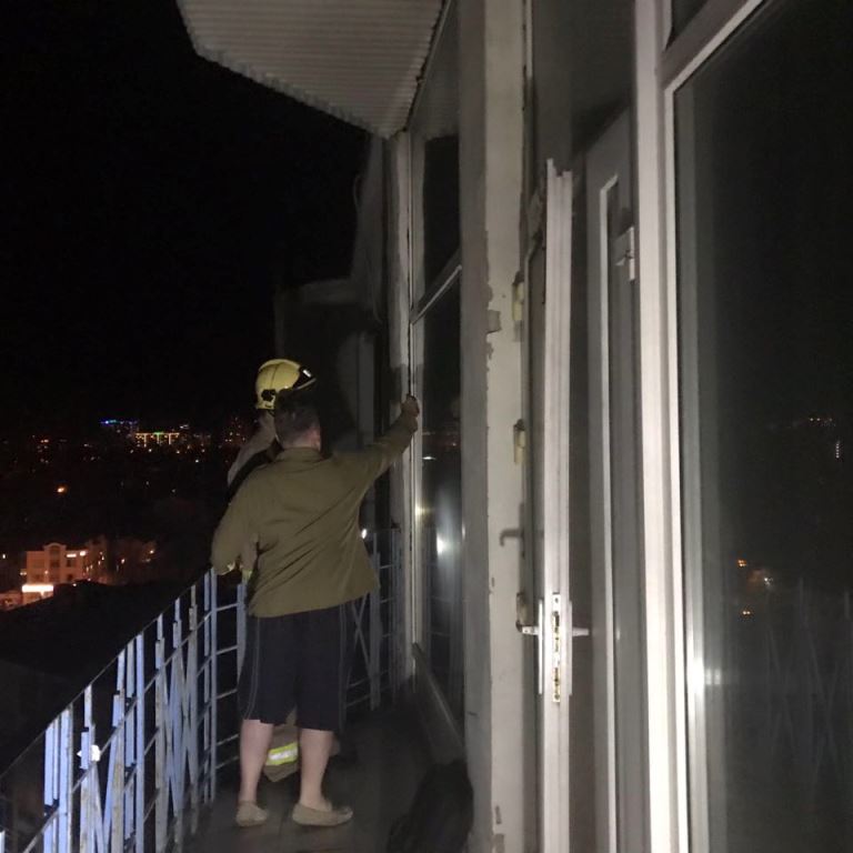 Пожар на Таирова Фото: ГСЧС