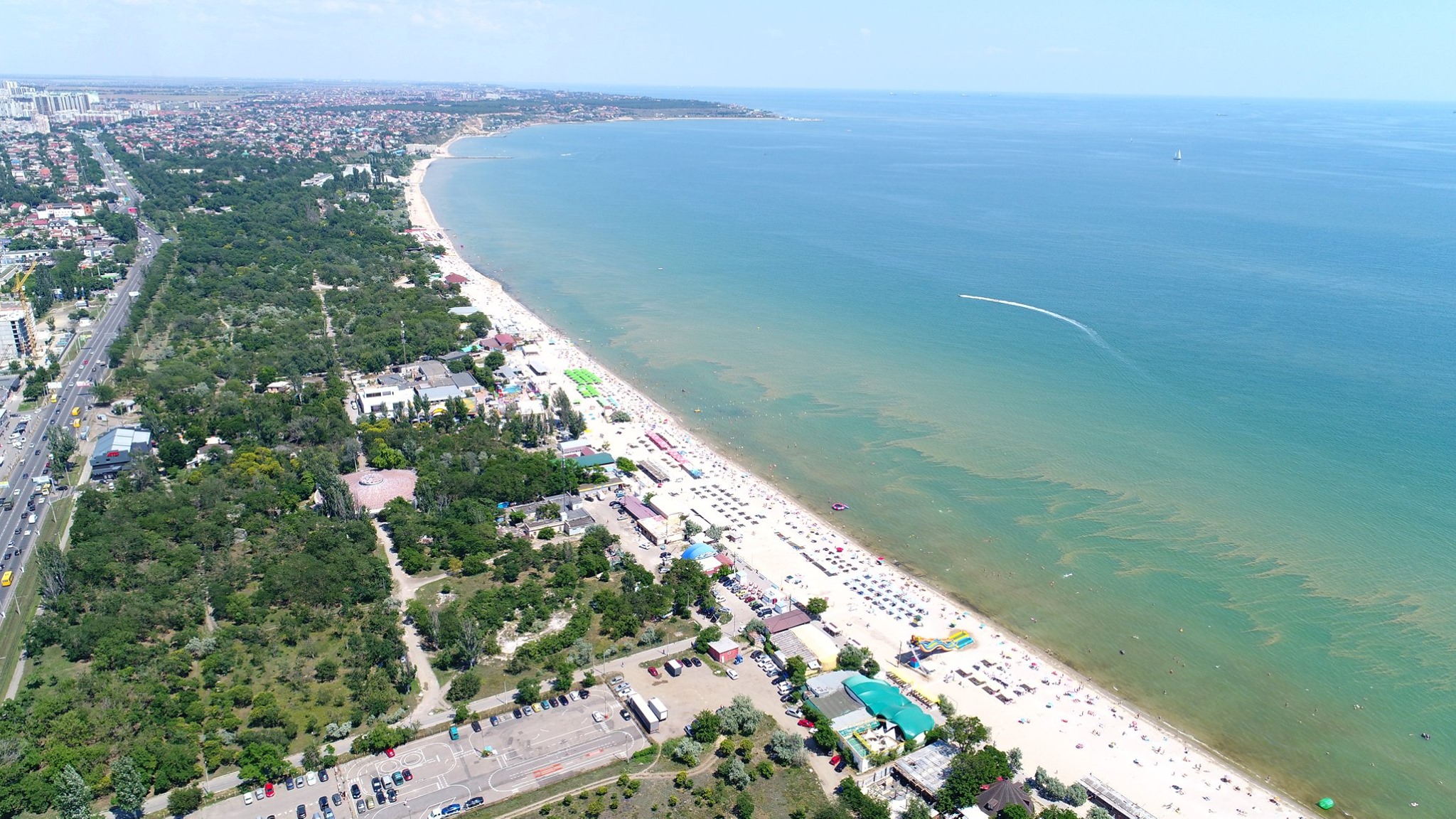 "Зеленая" Лузановка сверху. Фото: Владислав Балинский