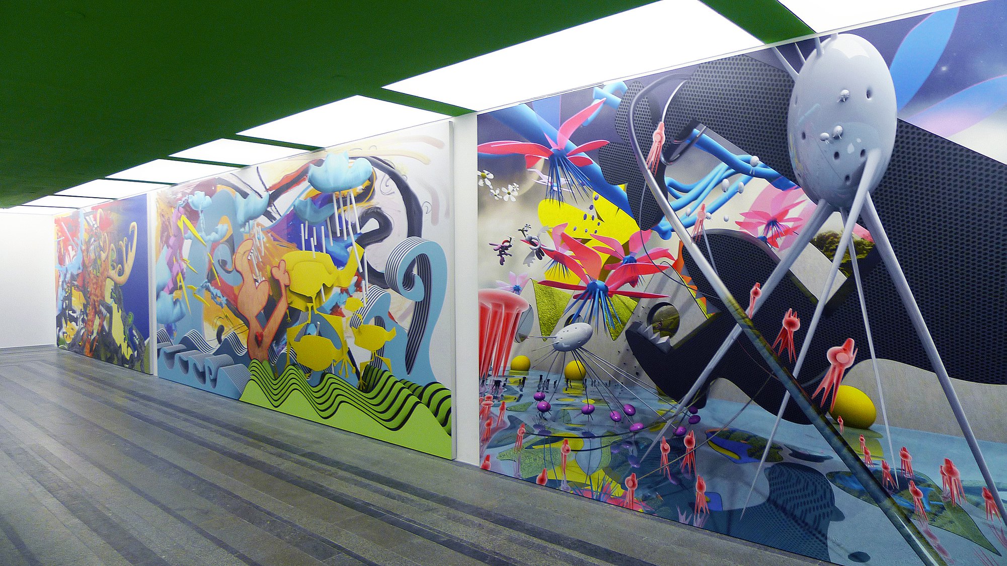 Роботи Степана Рябченко із серії "Герої". Pinchuk Art Centre, Київ, 2011 рік.