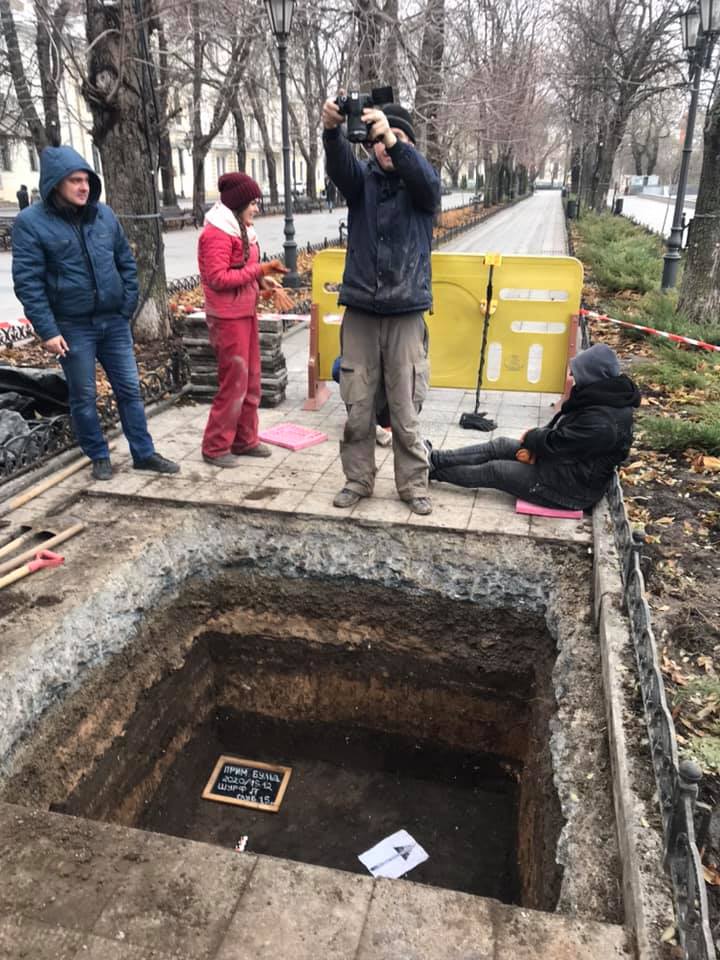 Раскопки на Приморском бульваре. Фото: Александр Бабич