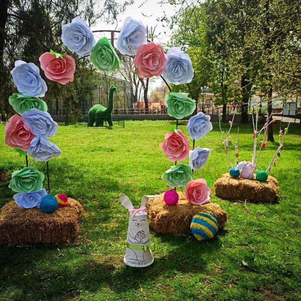 Фотозона в Одесском зоопарке. Фото зверинца