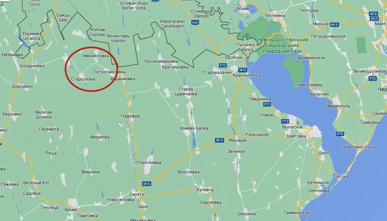 Скрин карты Google