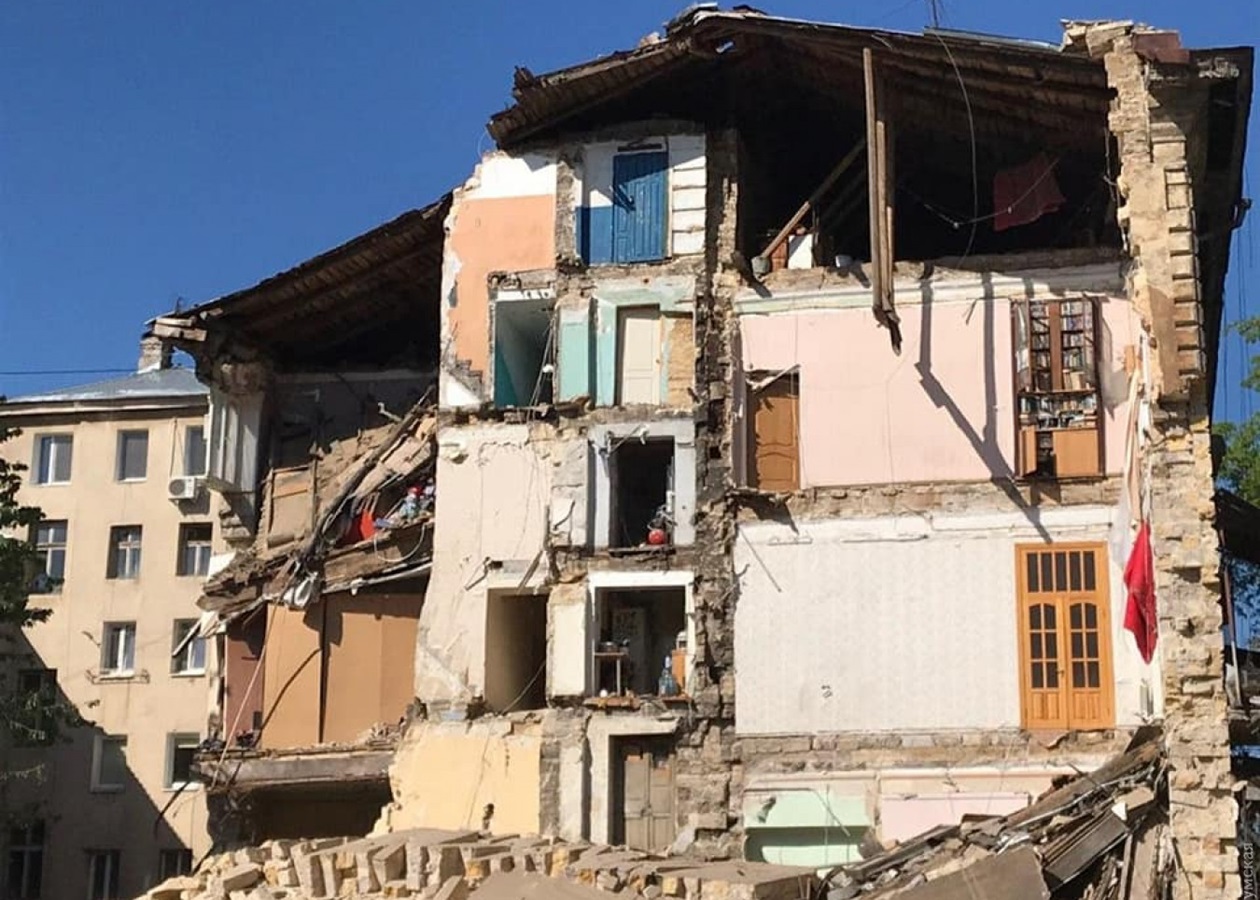 Обрушение на Канатной. Фото горсовета