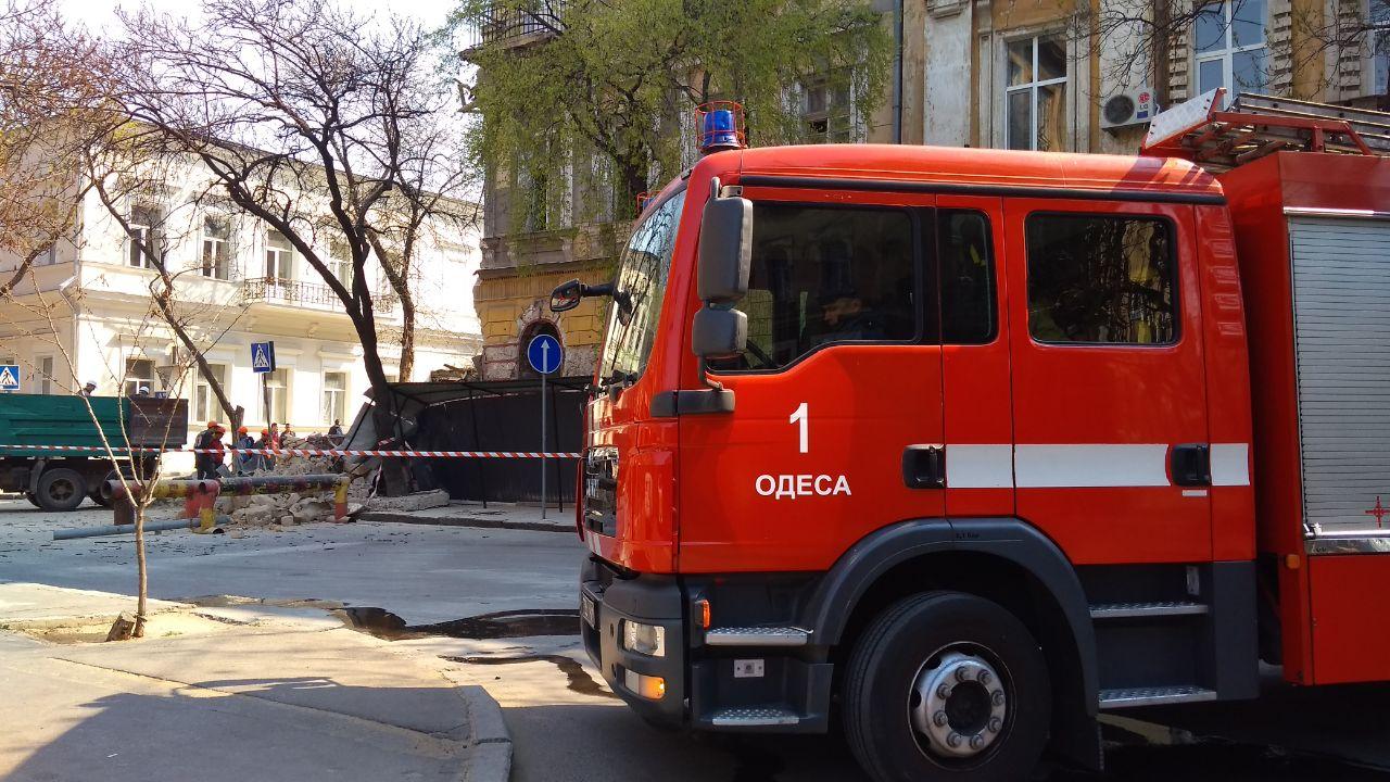 Обвал дома в Одессе Фото: ГСЧС