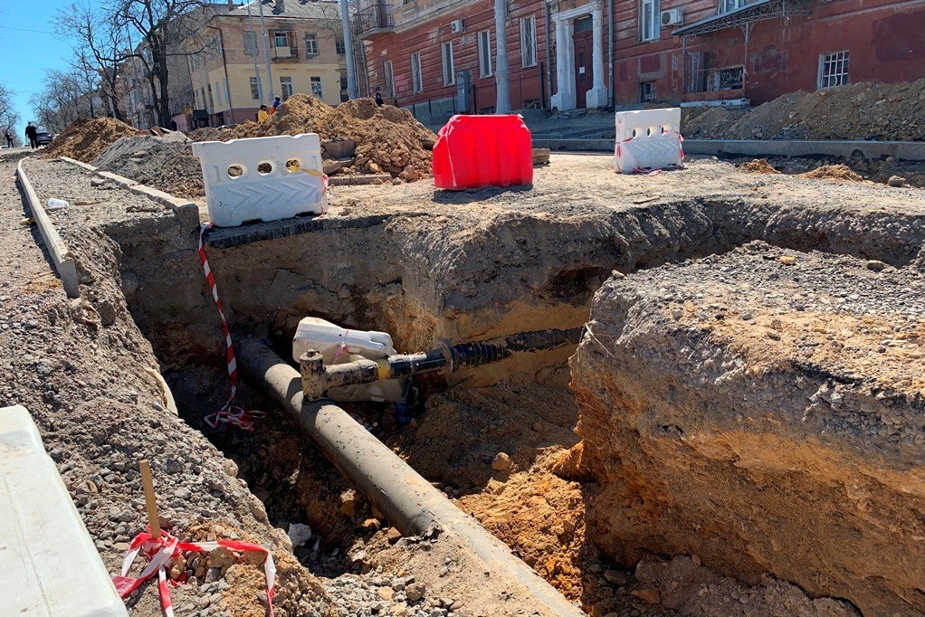 Фото горсовета Ремонт спуска Маринеско 