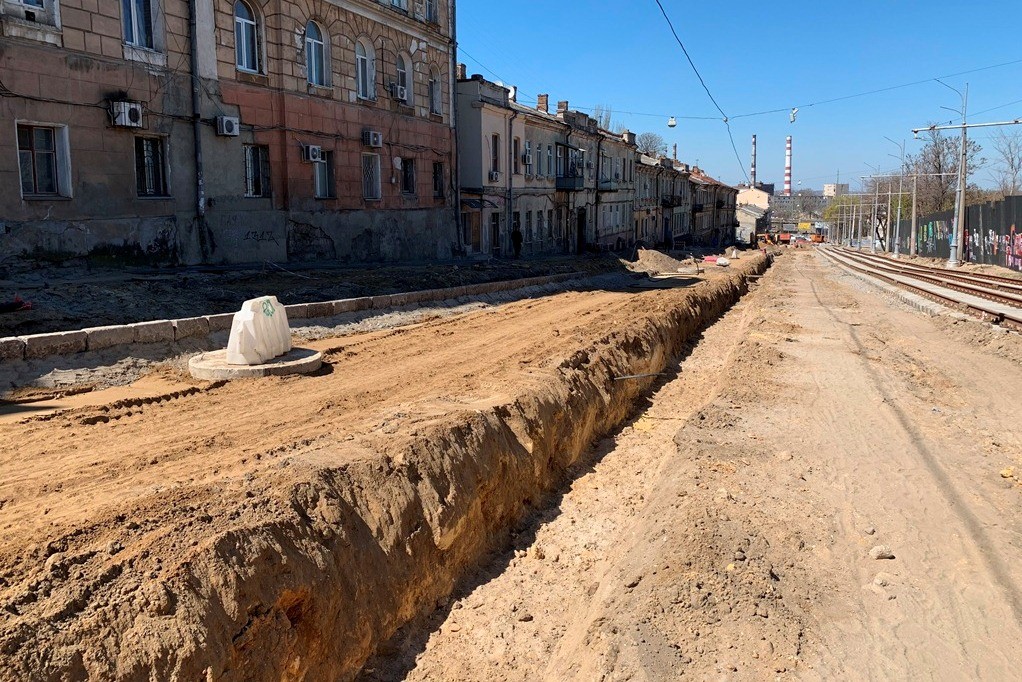 Фото горсовета Ремонт спуска Маринеско 