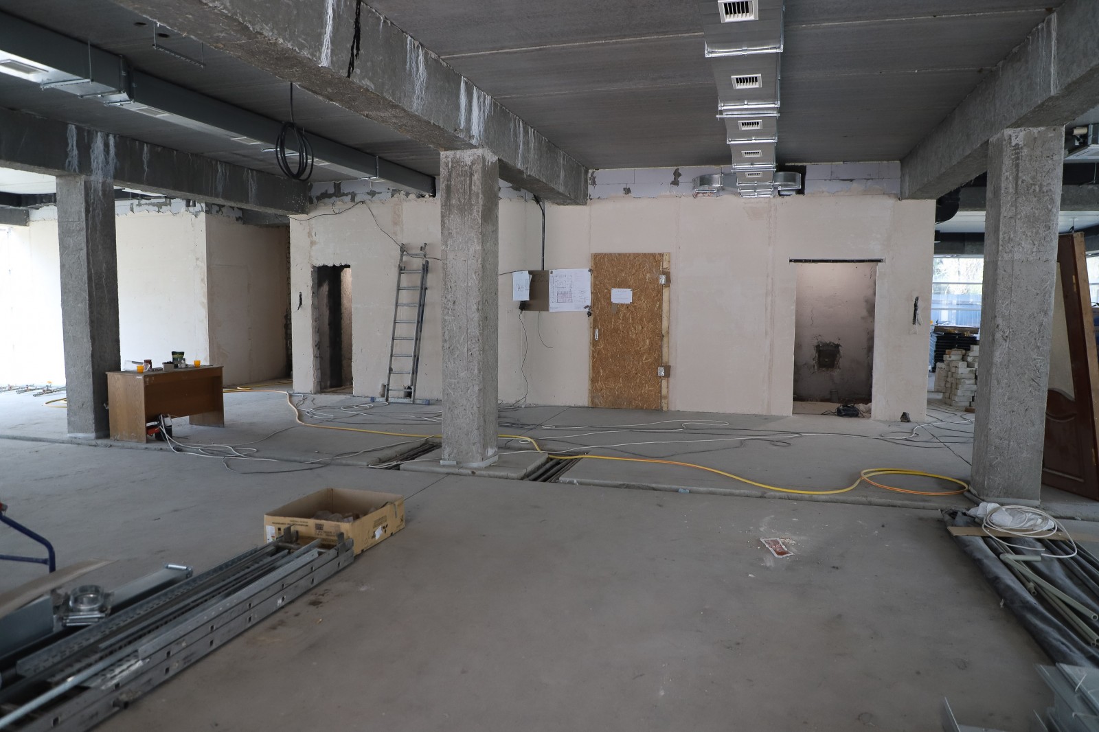 На поселке Котовского продолжают строить центр админуслуг Фото: горсовет