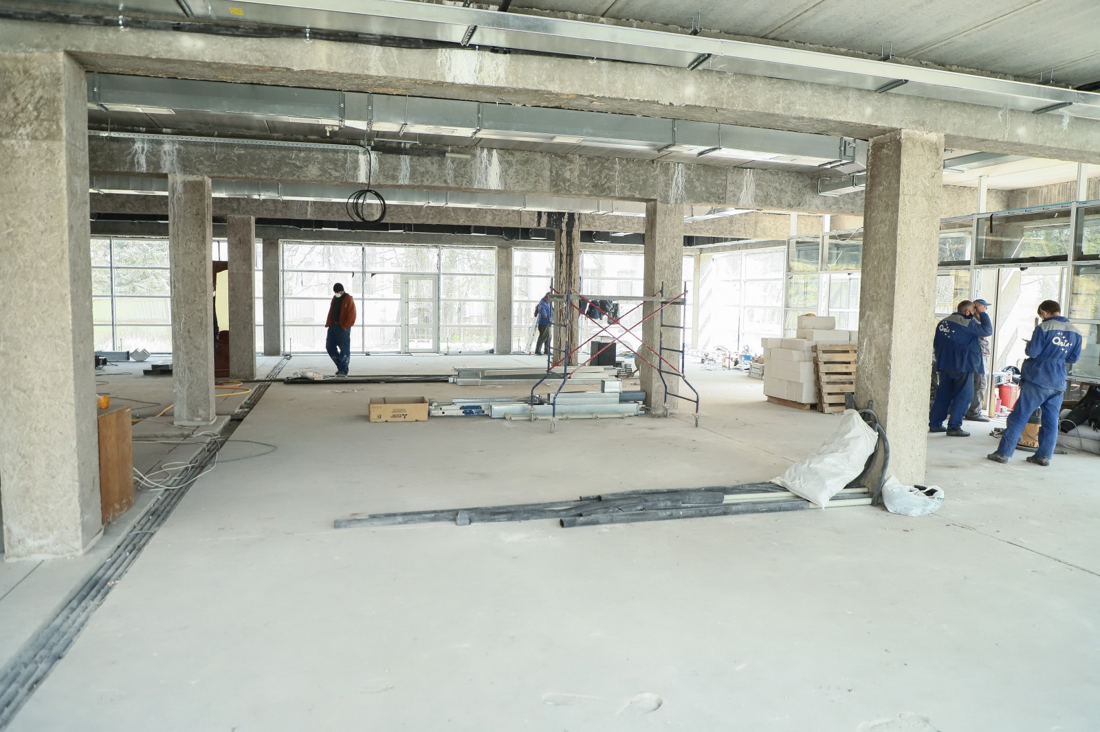 На поселке Котовского продолжают строить центр админуслуг Фото: горсовет