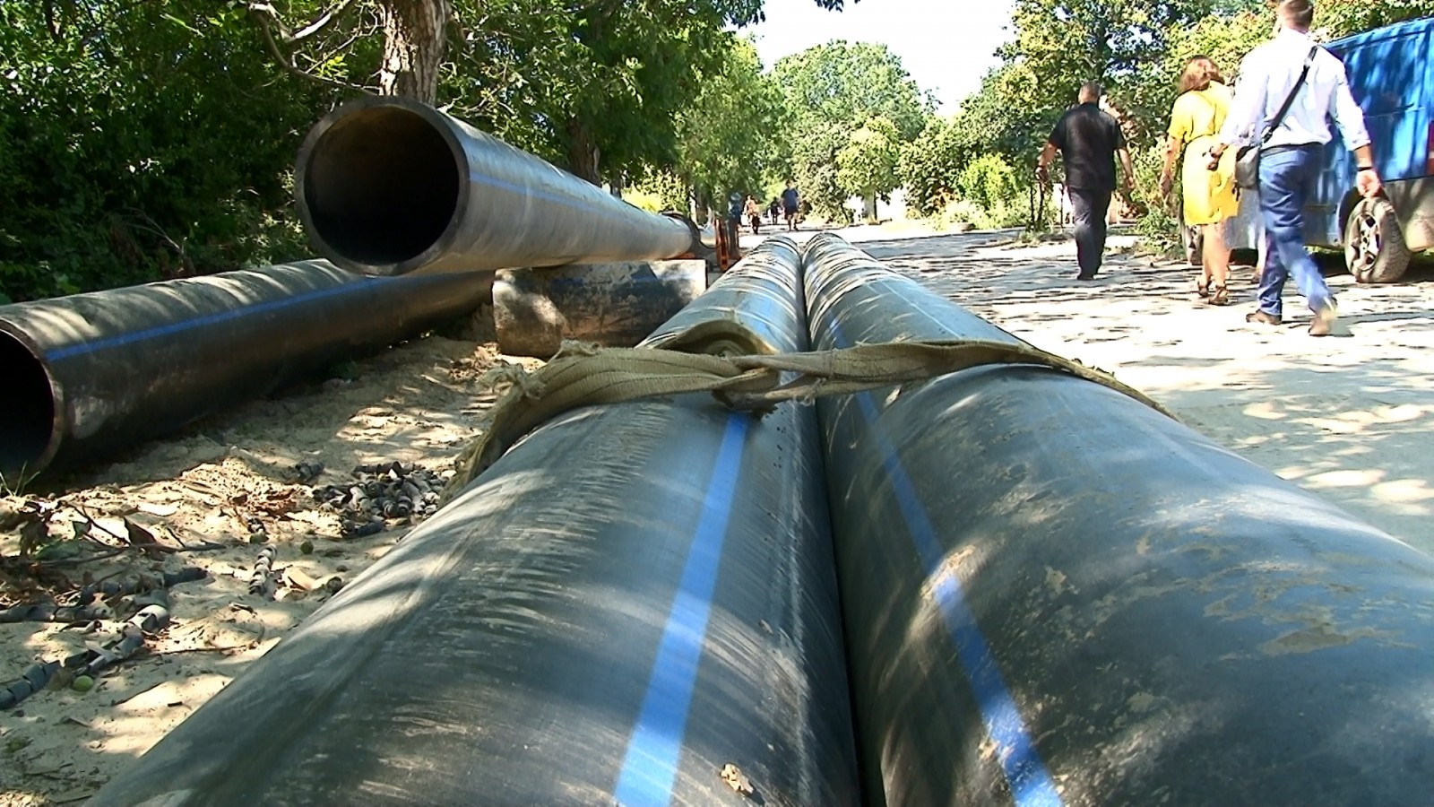 Замена водопровода на Демченко Фото горсовета