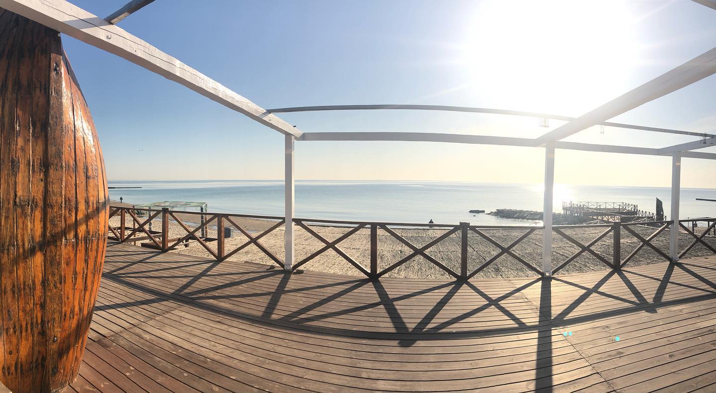 Одесские пляжи на время карантина Фото: Сергей Кравец.