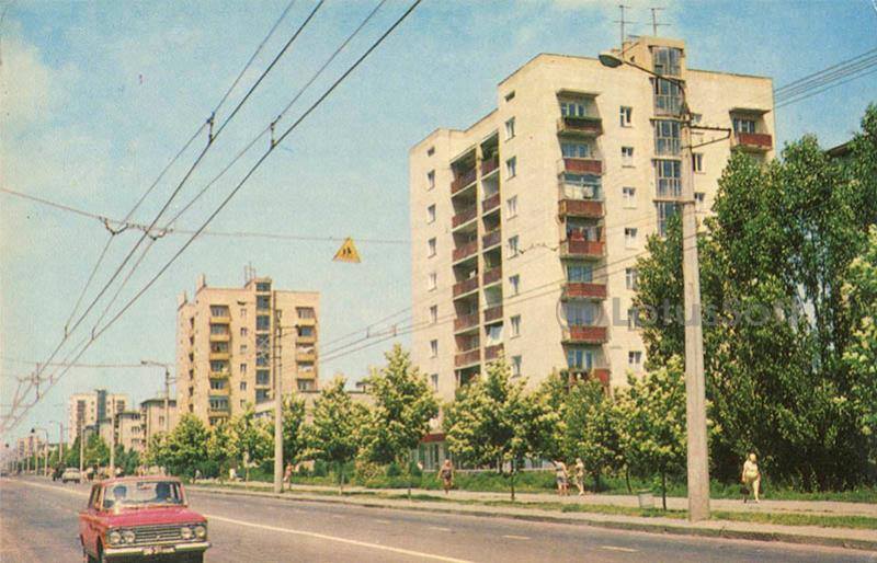 Одесса.1973 год Черемушки. Улица Новоселов. Источник: Галина Мельникова/Facebook