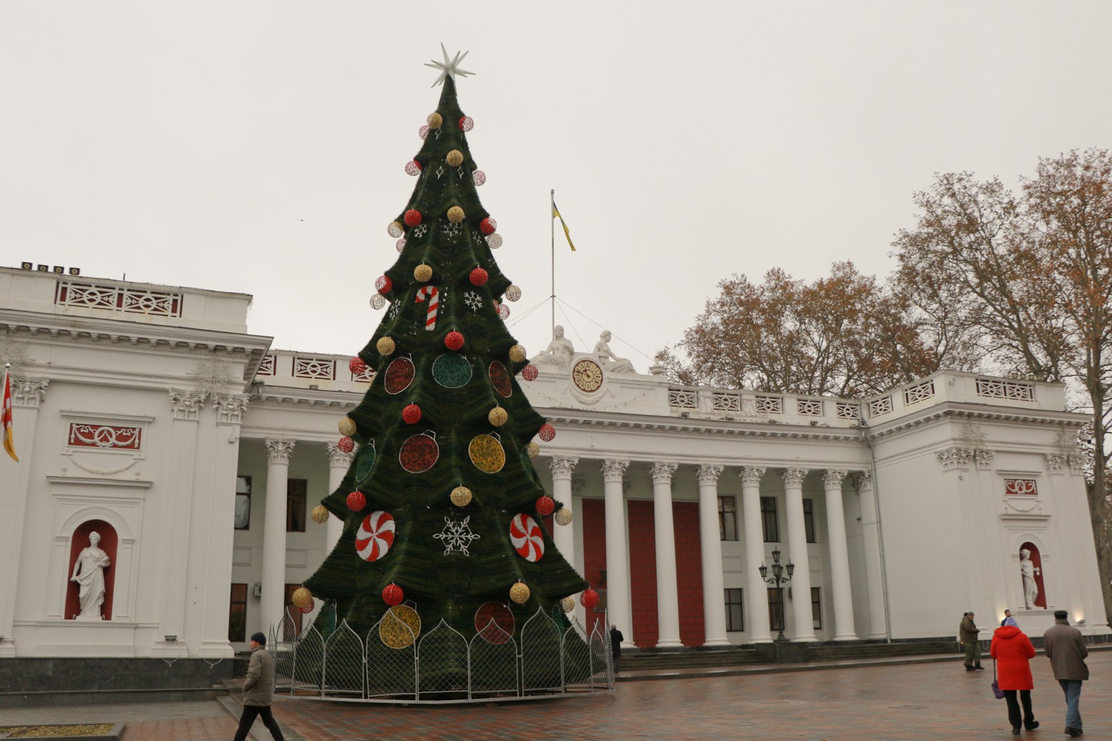 Елка в Одессе. Фото горсовета